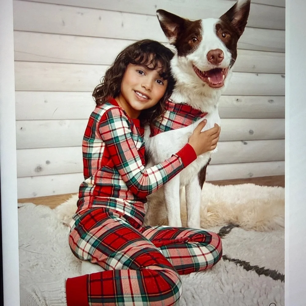 Hanna Andersson Plaid Pajama Set, 10